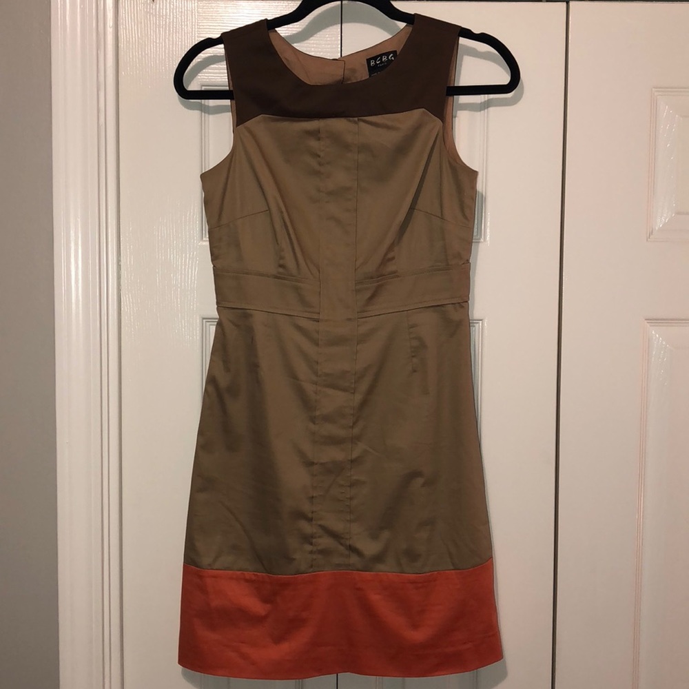 BCBG Paris color block dress